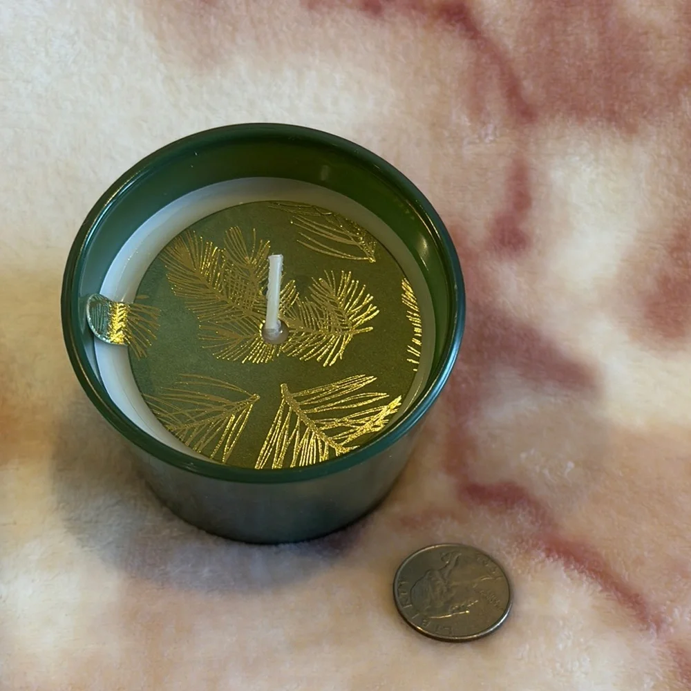 Sur La Table Balsam Clove Soy Candle Green Glass